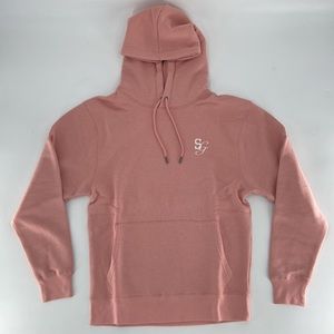 Sinclair Global Men's Dusty Pink Logo Print Hoodie Size S